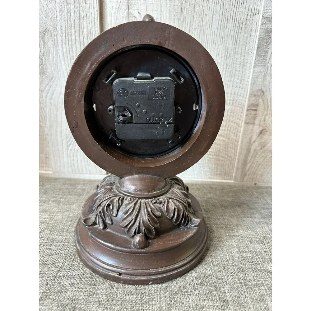 Cracker Barrel Western Design Shelf Home Quartz Battery Clock Rustic Farmhouse